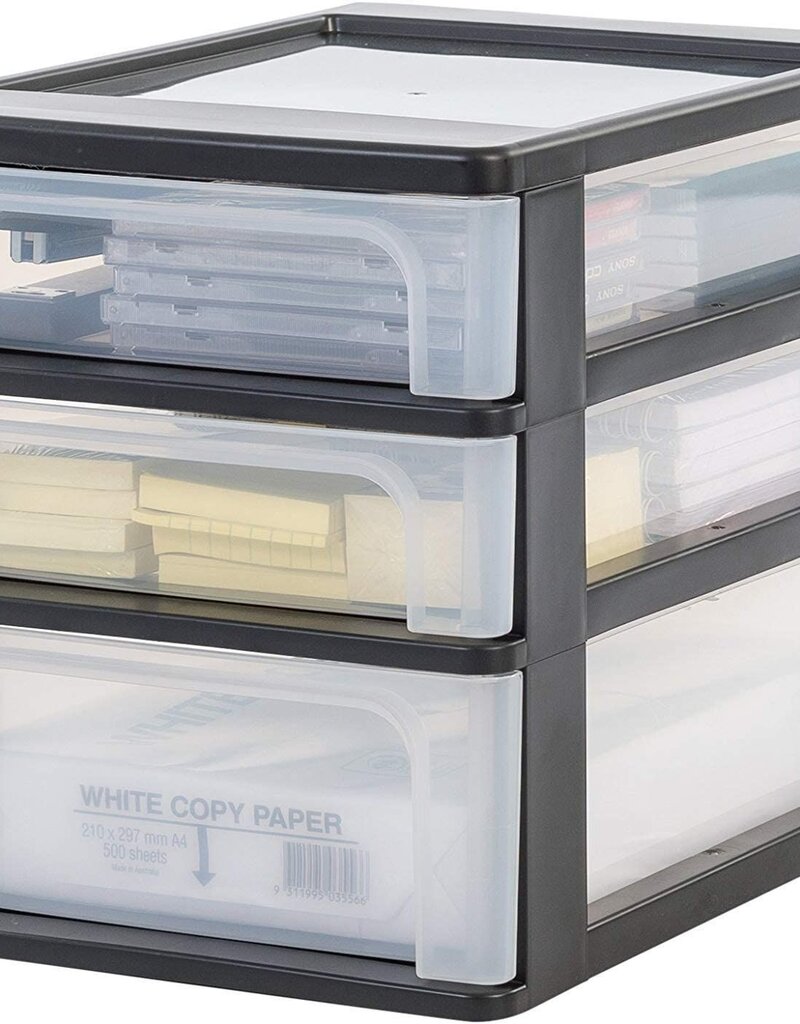 IRIS Organizer Chest - 3 lades - OCH-2021 - Black