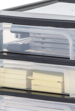 IRIS Organizer Chest - 3 drawers - OCH-2021 - Black