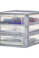 IRIS Organizer Chest - 3 drawers - OCH-2030 - Grey
