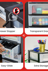 IRIS Organizer Chest - 3 lades - OCH-2030 - Black