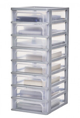 IRIS Organizer Chest - 8 drawers - OCH-2080 - Grey