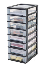 IRIS Organizer Chest - 8 drawers - OCH-2080 - Black