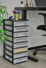 IRIS Organizer Chest - 8 drawers - OCH-2080 - Black