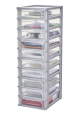 IRIS Organizer Chest - 10 lades - OCH-2100 - Grey