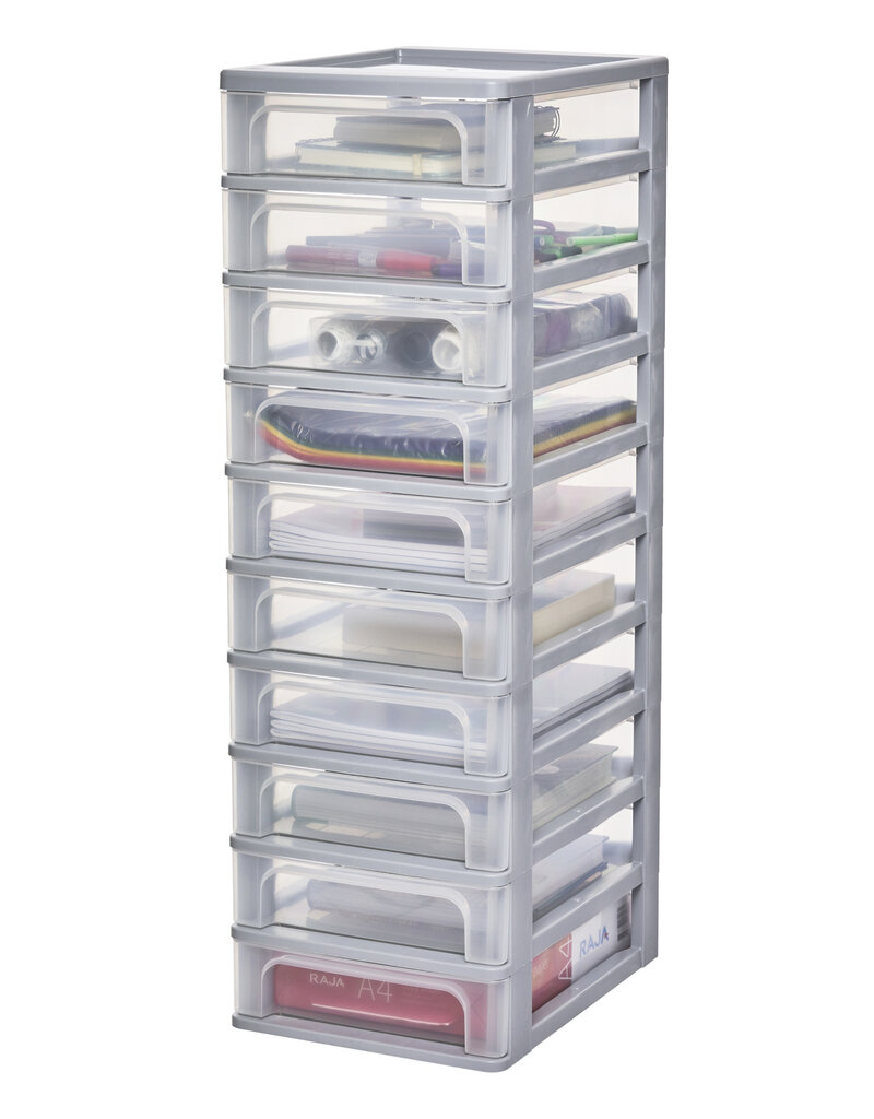 IRIS Organizer Chest - 10 lades - OCH-2100 - Grey