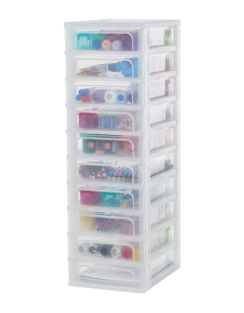 IRIS Organizer Chest - 10 drawers - OCH-2100 - White