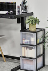 IRIS Organizer Chest - 3 drawers - OCH-2300 - Black