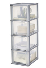 IRIS Organizer Chest - 4 drawers - OCH-2400 - Grey