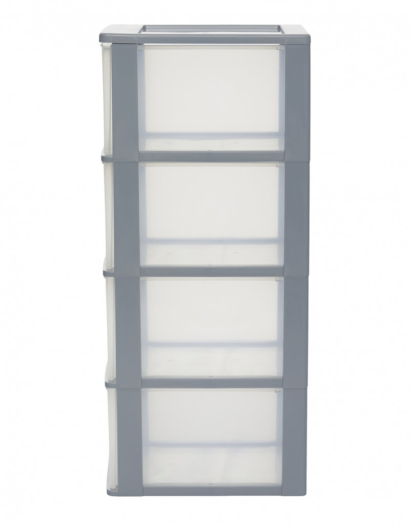 IRIS Organizer Chest - 4 drawers - OCH-2400 - Grey
