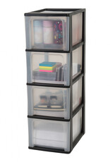 IRIS Organizer Chest - 4 drawers - OCH-2400 - Black