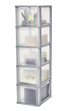 IRIS Organizer Chest - 5 drawers - OCH-2500 - Grey