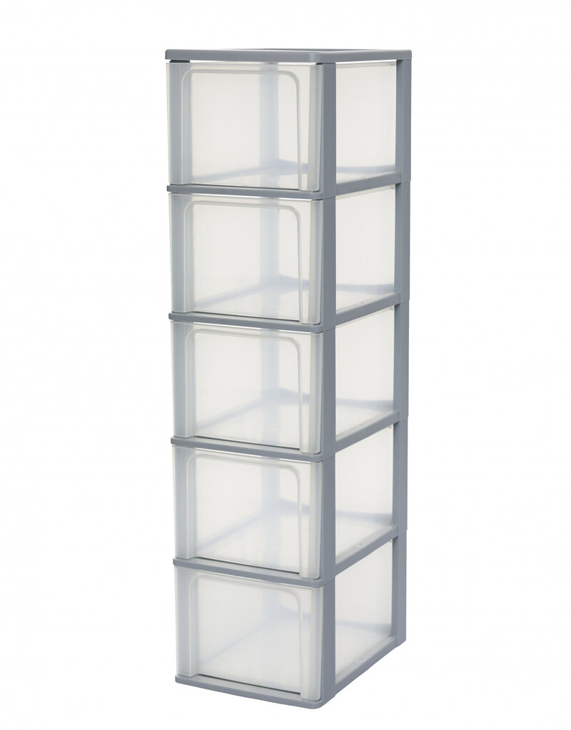 IRIS Organizer Chest - 5 lades - OCH-2500 - Grey