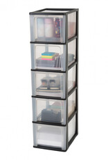 IRIS Organizer Chest - 5 drawers - OCH-2500 - Black