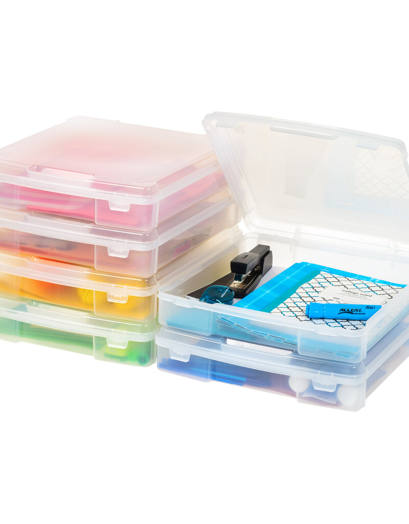 IRIS Portable hobby organizer - A4 Format - set of 6 - SBC-350 - Transparent