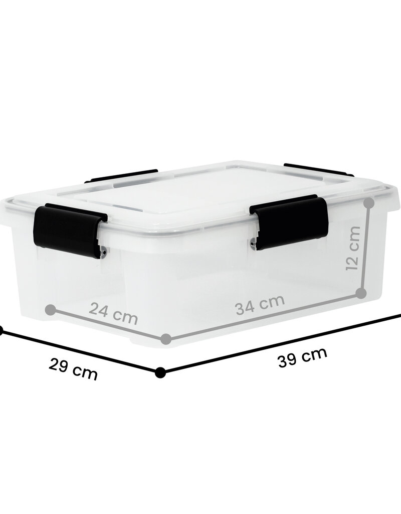 IRIS Air Tight Box - 10 liter - set van 4 - AT-S - Transparent