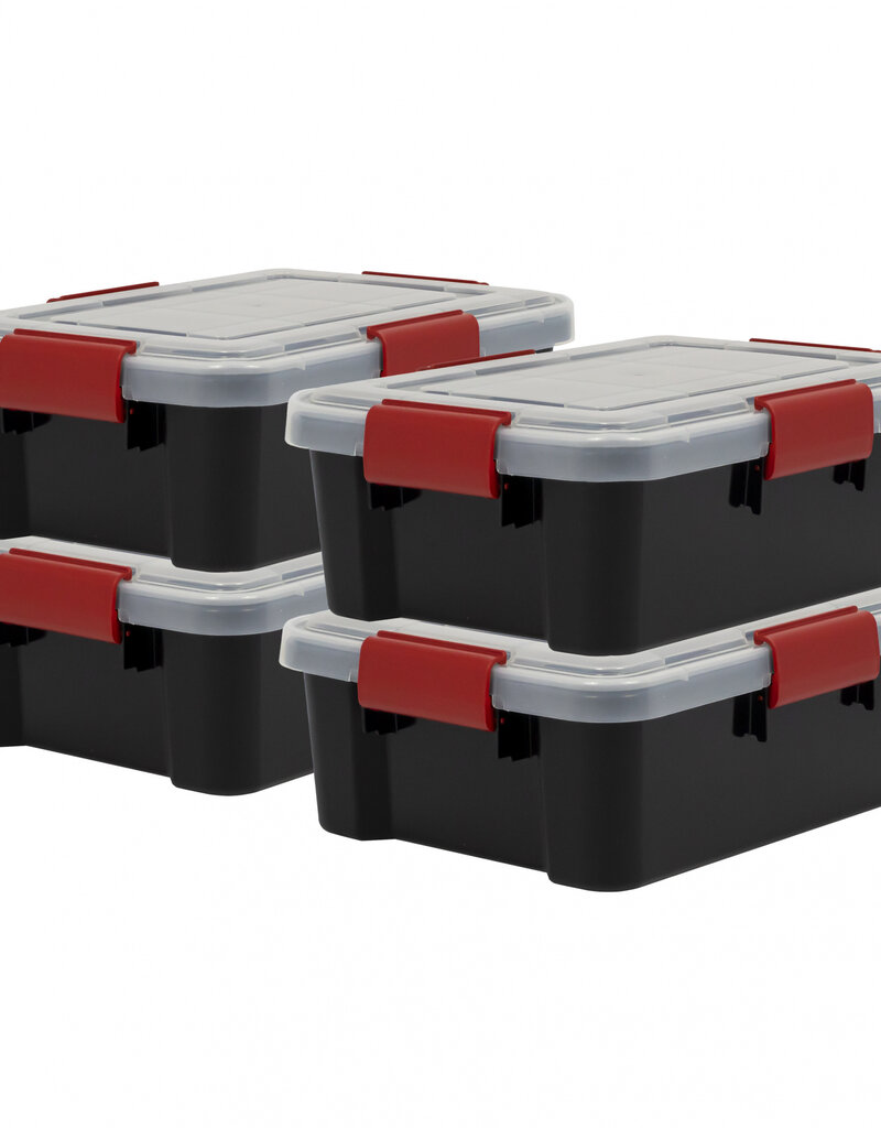 IRIS Air Tight Box - 10 liter - set van 4 - AT-S - Black