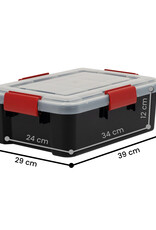 IRIS Air Tight Box - 10 liter - set van 4 - AT-S - Black