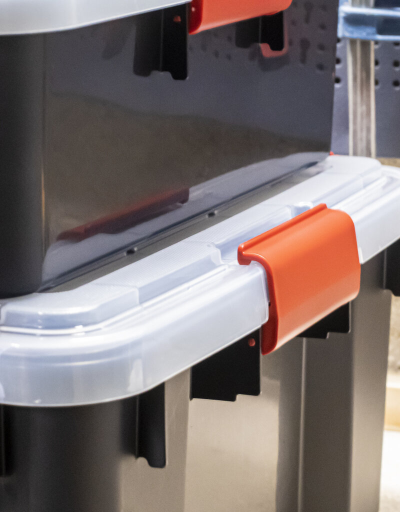 IRIS Air Tight Box - 10 liters - set of 4 - AT-S - Black