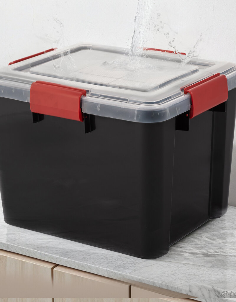 IRIS Air Tight Box - 20 liter - set van 3 - AT-SD - Black