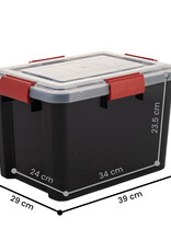 IRIS New Air Tight Box - 20 liters - set of 3 - DDAT-SD - Black