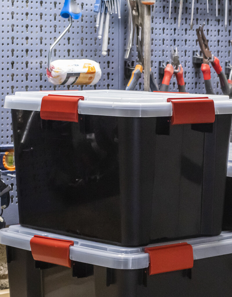 IRIS New Air Tight Box - 20 liter - set van 3 - DDAT-SD - Black