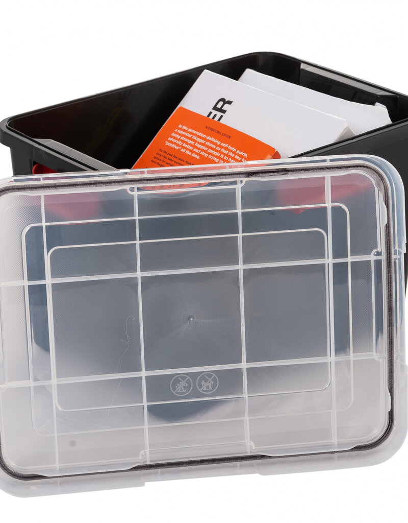 IRIS New Air Tight Box - 20 liters - set of 3 - DDAT-SD - Black