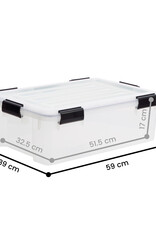 IRIS New Air Tight Box - 30 liters - set of 6 - DDAT-LS - Transparent