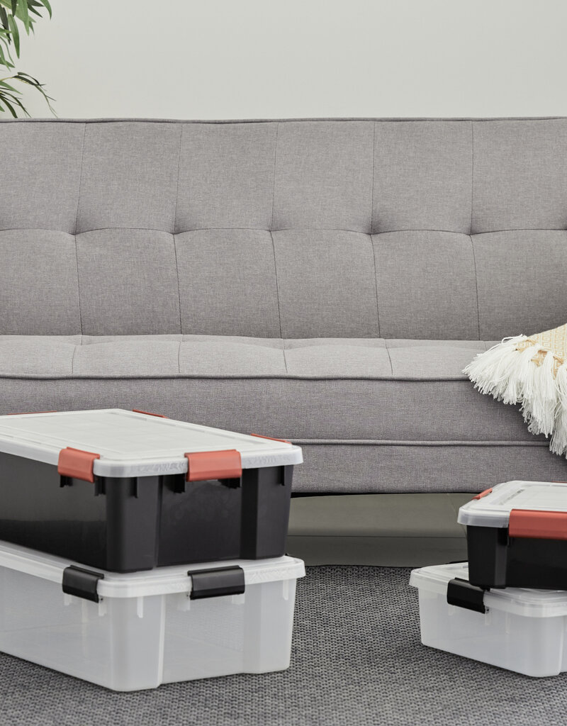 IRIS New Air Tight Box - 30 liter - set van 6 - DDAT-LS - Transparant