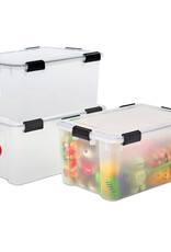 IRIS Air Tight Box - 50 liters - set of 3 - AT-L - Transparent