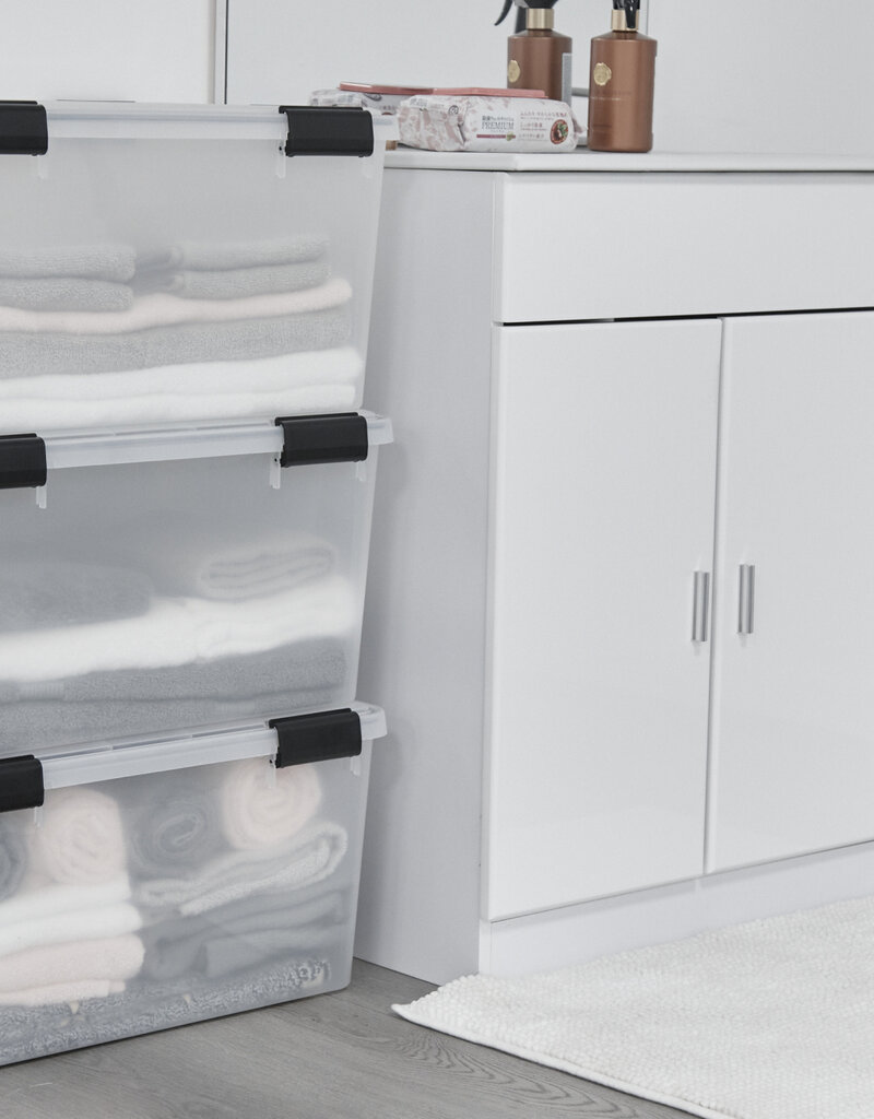 IRIS Air Tight Box - 50 liter  - set van 3 - AT-L - Transparent