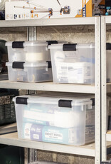 IRIS New Air Tight Box - 50 liter  - set van 4 - DDAT-L - Transparant