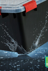 IRIS New Air Tight Box - 70 liter  - set van 3 - DDAT-LD - Black