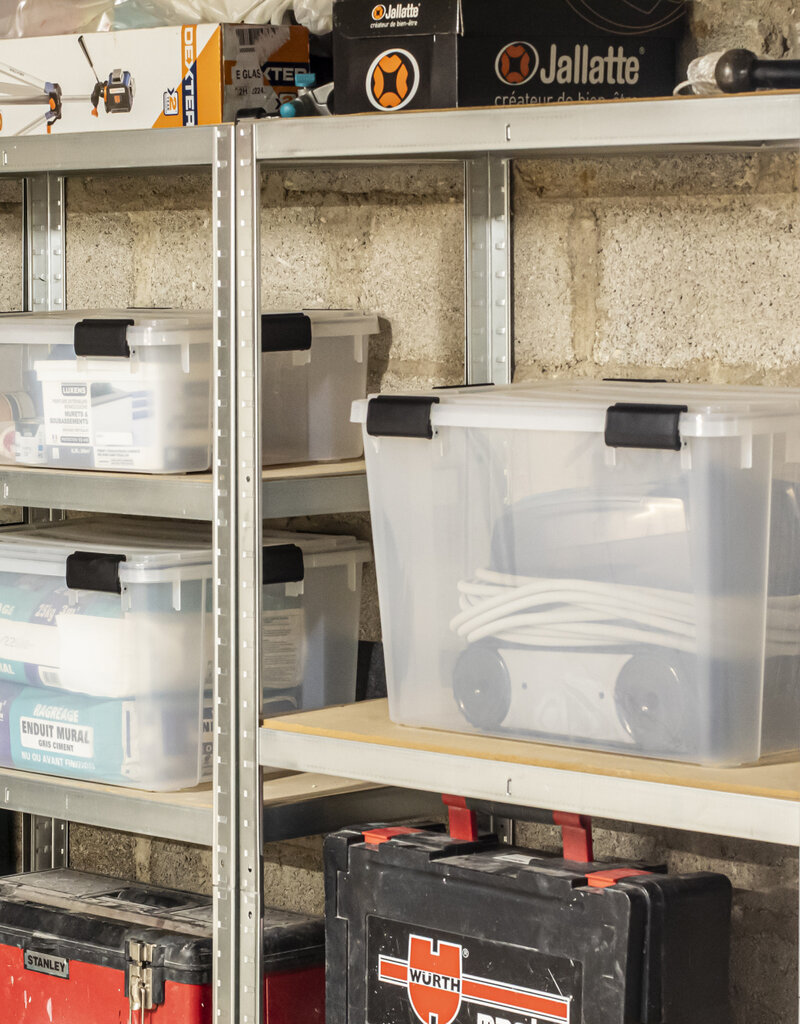 IRIS New Air Tight Box - 70 liters - set of 3 - DDAT-LD - Transparent