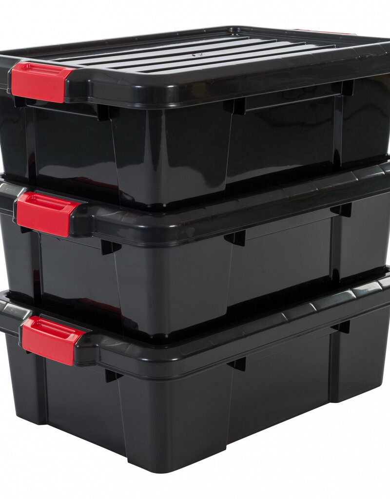 IRIS Power Box - 25 liters - set of 3 - SK-230 - Black