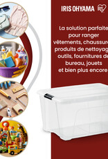 IRIS New Top Box - 45 liters - set of 6 - NTB-45 - Transparent