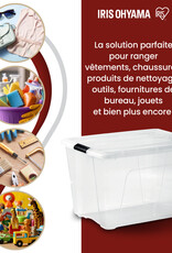 IRIS New Top Box - 60 liter - set van 4 - Transparant