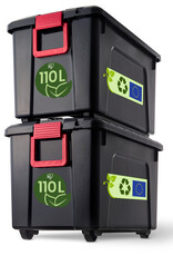 IRIS Store It All Box - 110 liter - set van 2 - SIA-110 - Black