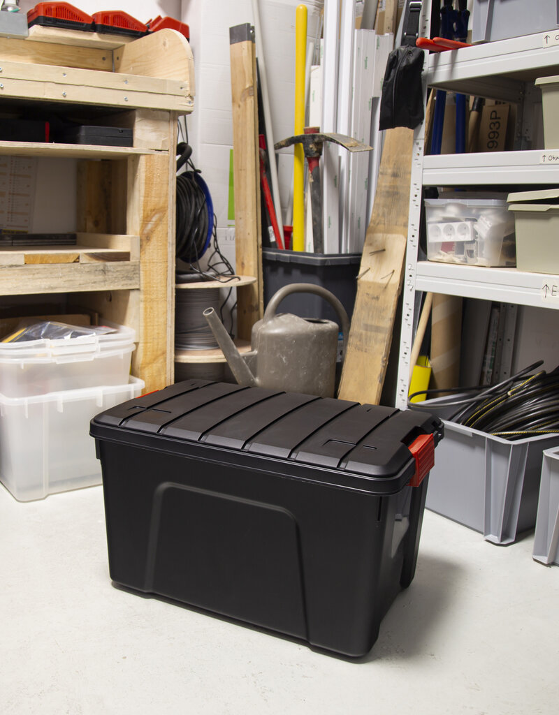IRIS Store It All Box - 60 liter - set van 3 - SIA-60 - Black
