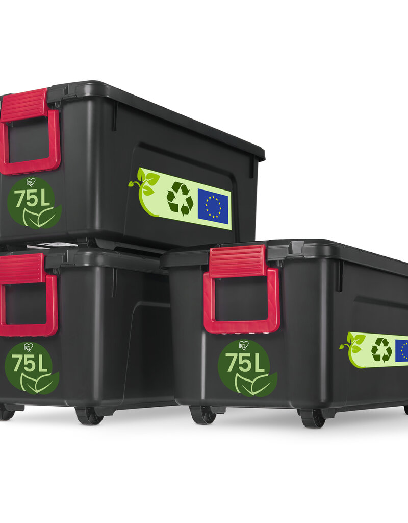 IRIS Store It All Box - 75 liter - set van 3 - SIA-75 - Black