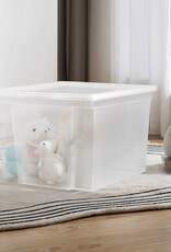 IRIS New Useful Storage Box - 30 liters - set of 6 - USB-M - Transparent