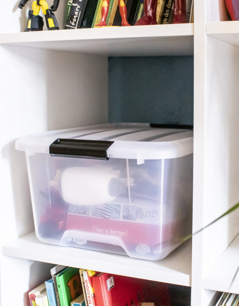 IRIS Top Box - 30 liter - set van 3 - TB-30 - Transparant