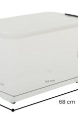 IRIS Rollerbox - 70 liters - set of 4 - TBR-70 - Transparent