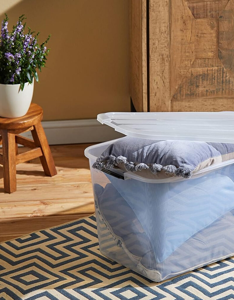 IRIS Rollerbox - 70 liters - set of 4 - TBR-70 - Transparent