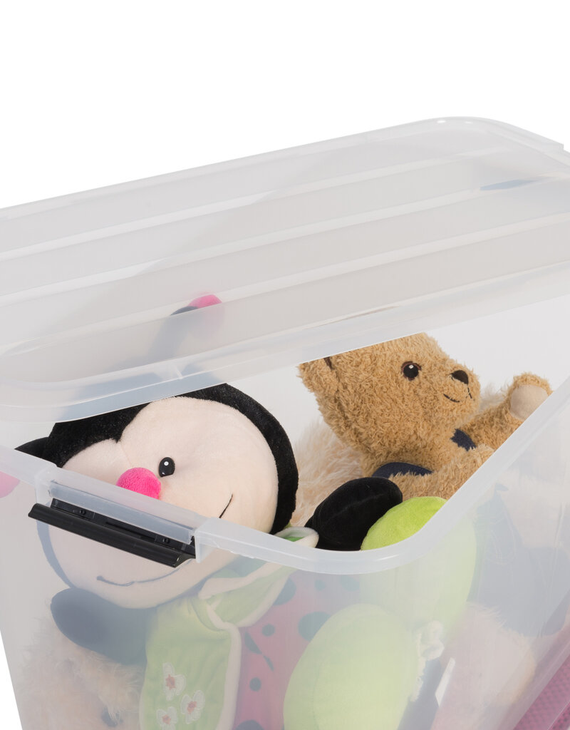 IRIS Rollerbox - 70 liters - set of 4 - TBR-70 - Transparent