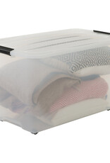 IRIS Rollerbox - 70 liter - set van 4 - TBR-70 - Transparant