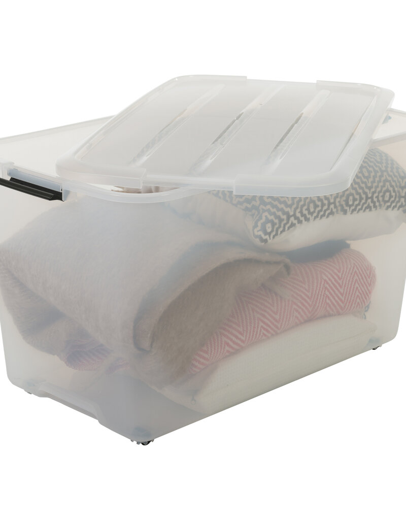 IRIS Rollerbox - 70 liters - set of 4 - TBR-70 - Transparent