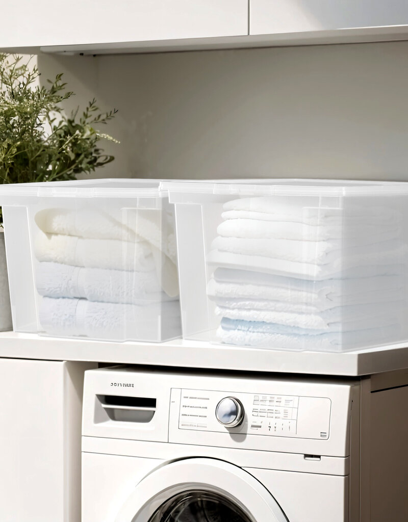 IRIS Useful Storage Box - 30 liter - set van 6 - USB-M - Transparant