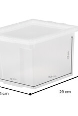 IRIS Useful Storage Box - 10 liters - set of 6 - USB-S - Transparent