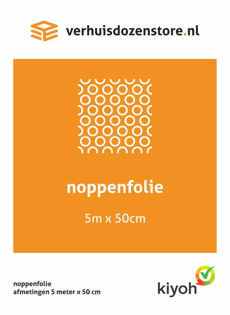 Noppenfolie: Gekoeld en Duurzaam verzenden