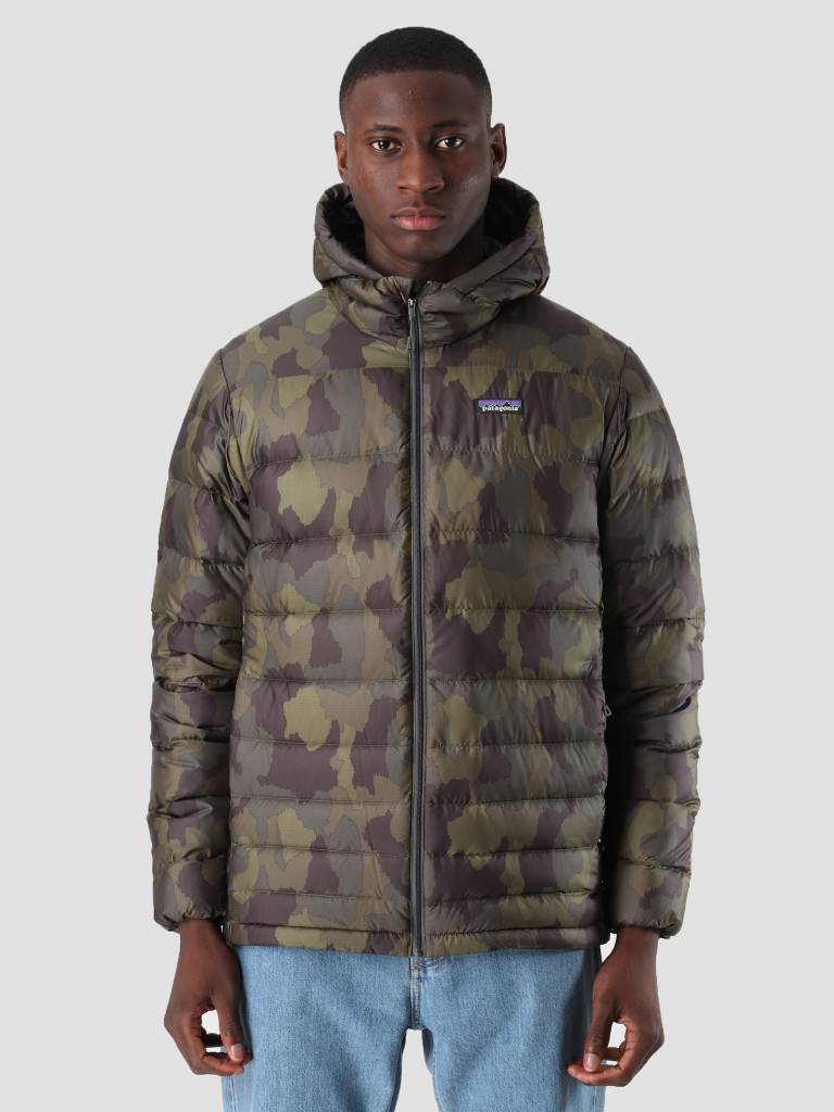 Patagonia Hi Loft Down Hoody Camo 